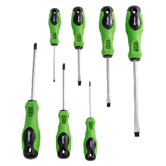 Lot de 7 tournevis soft touch, PRTOUR7BM-B-Lire la description