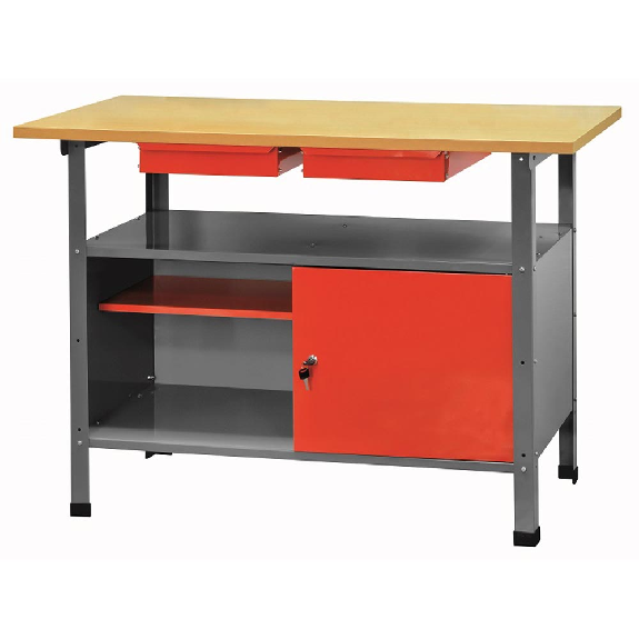 Etabli metal plateau bois 60 x 120, PRPMRET-Lire la description