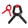 Pince a ressort 50 et 75 mm en lot de 30, PRPRX30