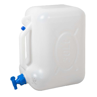 Jerrican 30 litres alimentaire avec robinet, PRJE30ALR-Lire la description