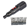 Tournevis a batterie 3,7 volts 12 pieces d accessoires, PRTOURBAT37