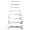 Jeu de 8 cles Plates, PRCLEPLAX8