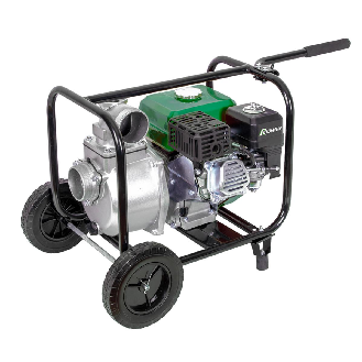 Motopompe thermique essence eaux claires 6 hp 212 cc 60m3 par heure sur roues, PRMPC212-60-Lire la description