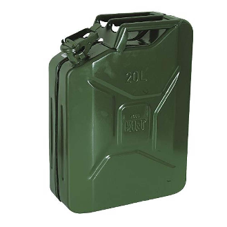 Jerrican 20 Litres en metal, PRJE20METAL-Lire la description