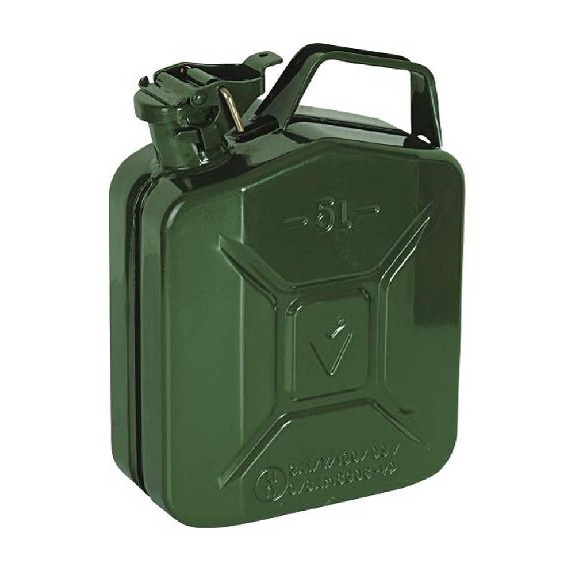Jerrican 5 Litres en metal, PRJE5METAL-Lire la description