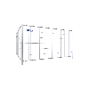 Schake Mobilzaun Profi P Element mit Haken und Ösen 3,5x2m
