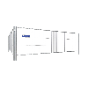 Schake Mobilzaun Profi Element ohne Haken und Ösen 3,5x1,2m