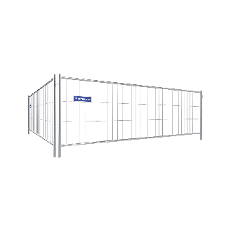 Schake Mobilzaun Standard Element mit Haken und Ösen 3,5x1,2m-Beschreibung lesen