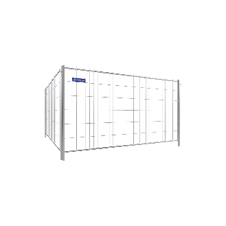 Schake Mobilzaun Standard Element ohne Haken und Ösen 3,5x2m-Beschreibung lesen