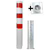 Schake Stahlrohrpoller herausnehmbar aus Stahlrohr verzinkt Ø193x3,6mm mit Dreikantverschluss 1500mm Gesamtlänge Schake Stahlrohrpoller herausnehmbar aus Stahlrohr verzinkt Ø193x3,6mm mit Dreikantverschluss 1500mm Gesamtlänge