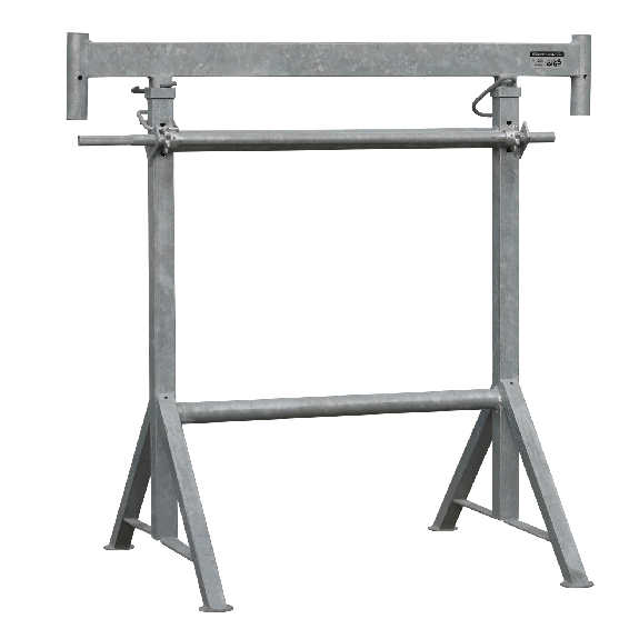 Schake KurbelGerüstbock K1200, braun lackiert, 1,20-1,95m Schake KurbelGerüstbock K1200, braun lackiert, 1,20-1,95m-Beschreibung lesen