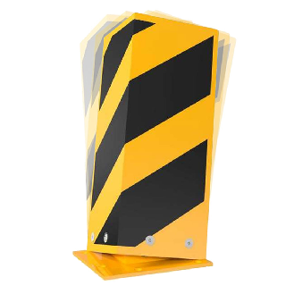 Schake Anfahrwinkel aus 5mm Stahlblech elastisch neigbar 400mm hoch-Beschreibung lesen