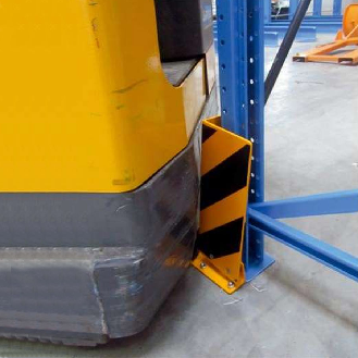 Schake Anfahrwinkel aus 5mm Stahlblech elastisch neigbar 400mm hoch-Beschreibung lesen