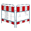 Schachtschutzgitter 2-teilig nach TL 1,6x1,6m