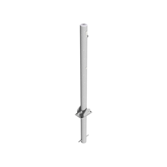 Schake Absperrpfosten umlegbar zum Einbetonieren aus Stahlrohr verzinkt Ø60x2,5mm mit Profilzylinderschloss und Stahlkappe 900mm Überflur Schake Absperrpfosten umlegbar zum Einbetonieren aus Stahlrohr verzinkt Ø60x2,5mm mit Profilzylinderschloss und Stahlkappe 900mm Überflur-Beschreibung lesen