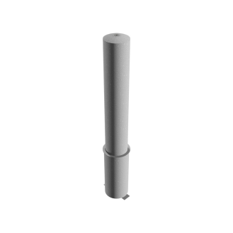 Schake Stahlrohrpoller herausnehmbar ohne Verschluss aus Stahlrohr verzinkt Ø193x3,6mm 2000mm Gesamtlänge-Beschreibung lesen