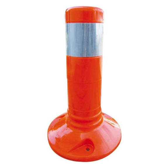 Schake Flexipfosten Ø80mm in rot mit weiß reflektierenden Streifen und Dübelbefestigung aus PUR 300mm hoch Schake Flexipfosten Ø80mm in rot mit weiß reflektierenden Streifen und Dübelbefestigung aus PUR 300mm hoch-Beschreibung lesen