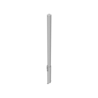 Schake Absperrpfosten herausnehmbar für Vorhängeschloss aus Stahlrohr verzinkt Ø60x2,5mm mit Stahlkappe 900mm Überflur und Ösen-Beschreibung lesen