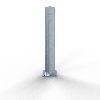 Poller aus verzinktem Stahlrohr Ø 273 x 5,0 mm