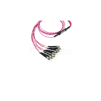 BlueOptics Fibre MTP/4xST Breakout câble OM4 3 mètre-Lire la description