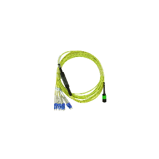 BlueOptics Fibre MTP/4xLC Breakout câble G.657.A1 Singlemode 1 mètre-Lire la description