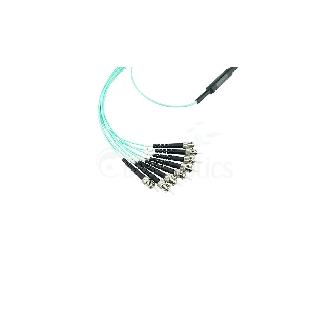 BlueOptics Fibre MTP/4xST Breakout câble OM3 1 mètre-Lire la description