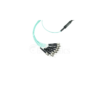 BlueOptics Fibre MTP/4xST Breakout câble OM3 1 mètre-Lire la description