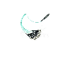 BlueOptics Fibre MTP/4xST Breakout câble OM3 1 mètre