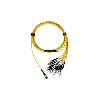 BlueOptics Fibre MPO/8xST Duplex Breakout câble G.657.A1 Singlemode 3 mètre-Lire la description