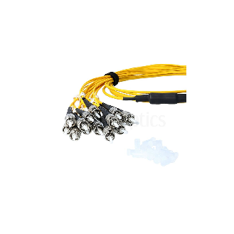 BlueOptics Fibre MPO/8xST Duplex Breakout câble G.657.A1 Singlemode 3 mètre-Lire la description