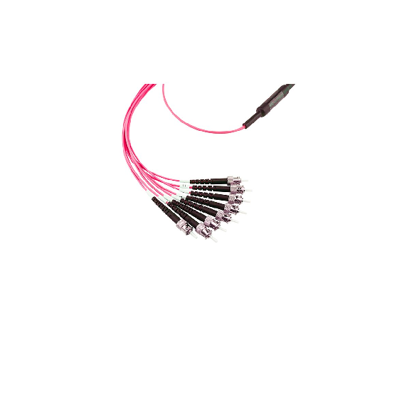 BlueOptics Fibre MPO/4xST Breakout câble OM4 1 mètre BlueOptics Fibre MPO/4xST Breakout câble OM4 1 mètre-Lire la description