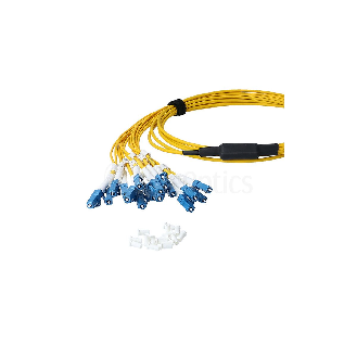BlueOptics Fibre MPO/8xLC Duplex Breakout câble G.657.A1 Singlemode 3 mètre-Lire la description