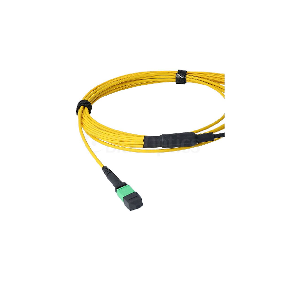 BlueOptics Fibre MPO/8xLC Duplex Breakout câble G.657.A1 Singlemode 3 mètre-Lire la description