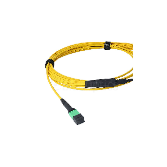 BlueOptics Fibre MPO/8xLC Duplex Breakout câble G.657.A1 Singlemode 3 mètre-Lire la description