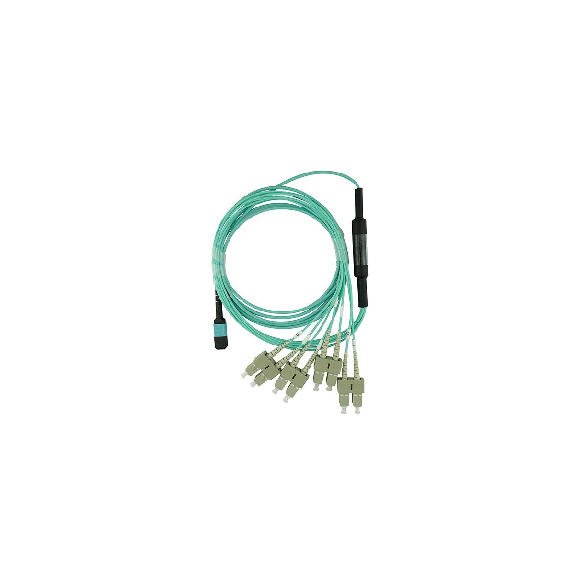 BlueOptics Fibre MPO/4xSC Breakout câble OM3 3 mètre-Lire la description