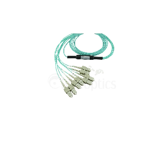 BlueOptics Fibre MPO/4xSC Breakout câble OM3 3 mètre-Lire la description
