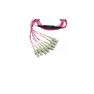 BlueOptics Fibre MTP/4xSC Breakout câble OM4 1 mètre-Lire la description