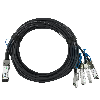 Chelsio QTAPCABLE28-1M compatibles BlueLAN QSFP28 DAC SC282701L1M26