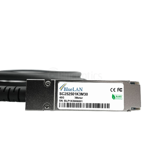 Gigamon QSFP-DAC-A-5M-GM compatibles BlueLAN DAC QSFP SC252502K5M26-Lire la description