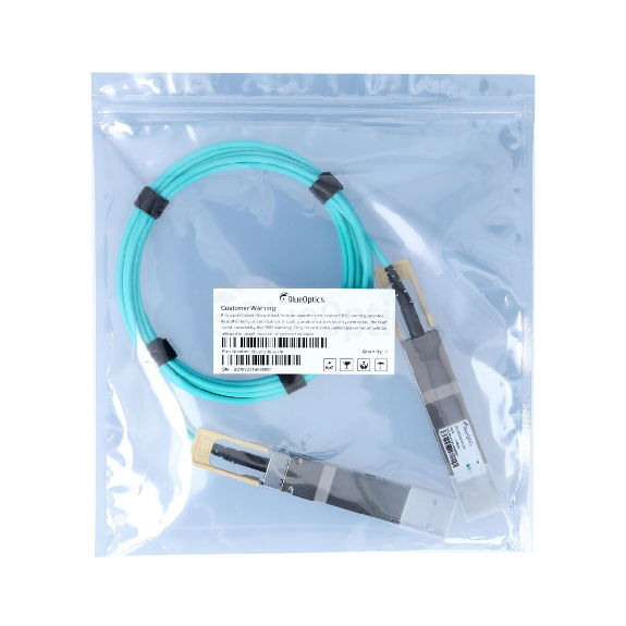 Arista AOC-D-D-400G-3M compatibles BlueOptics AOC QSFP-DD BO292903X3M-Lire la description