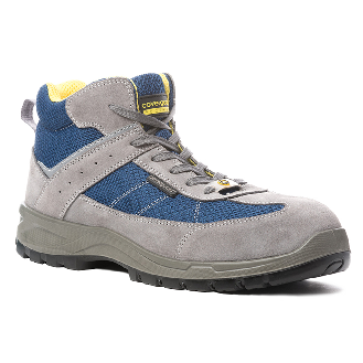 Coverguard - Chaussure de sécurité montante bleu gris composite LEAD S1P SRC-Lire la description