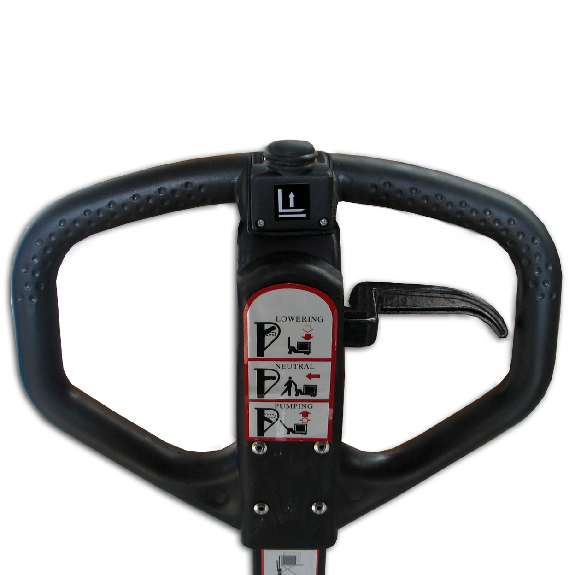qteck Semi-Elektrischer Scherenhubwagen SHW-Serie 1500kg Tragkraft PU/Single 1095mm Gabellänge-Beschreibung lesen