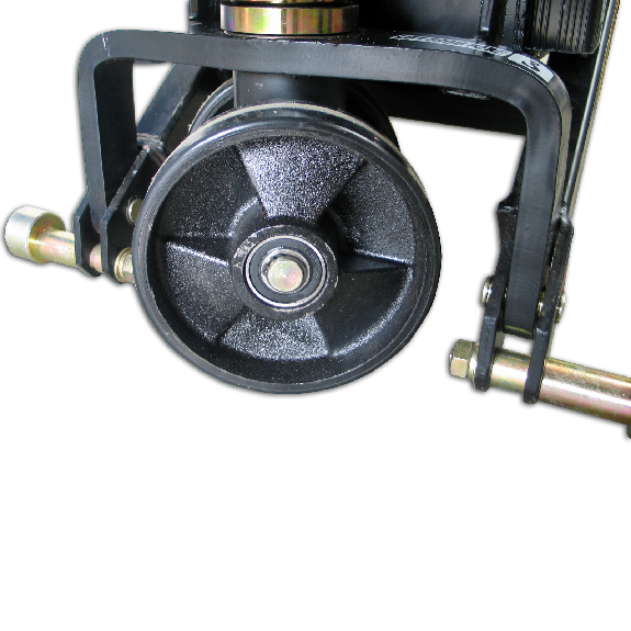 qteck Semi-Elektrischer Scherenhubwagen SHW-Serie 1500kg Tragkraft PU/Single 1095mm Gabellänge-Beschreibung lesen