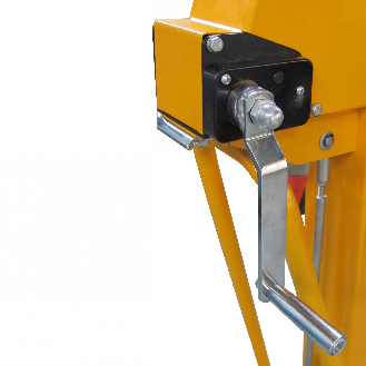 qteck Manuelle Minilifter Single 415mm Gabellänge 50-1070mm Hubhöhe mit 120kg Hubkraft-Beschreibung lesen