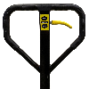 qteck Gabelhubwagen OSE-Serie 1150mm PU/PU Tandem Gabellänge 2500kg Hubkraft mit Quicklift