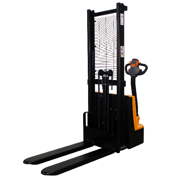 Série HME vers le rembourrage électrique 24V PU / tandem 1150 mm Longueur Gabel 90-1600 mm Hauteur de levage avec une force de levage de 1000 kg-Leer más