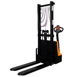 qteck Elektrischer Hochhubwagen HME-Serie 24V PU/Tandem 1150mm Gabellänge 90-1600mm Hubhöhe mit 1000kg Hubkraft-Beschreibung lesen