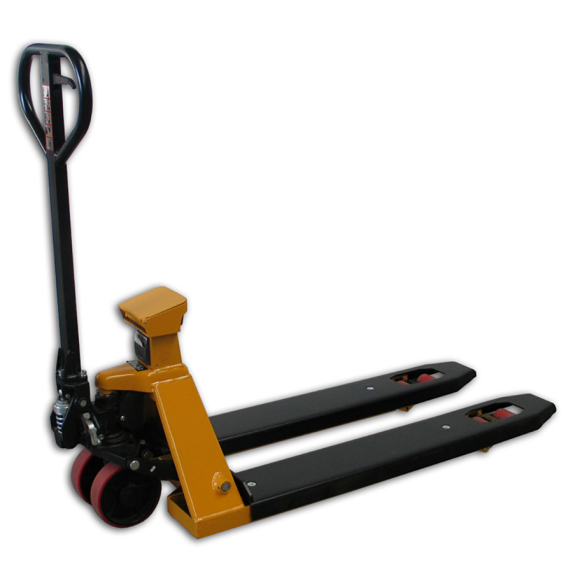 qteck Gabelhubwagen mit Waage und Drucker WHW-Serie 4x1,5V(AAA) Wiegbereich bis 2000kg Gabellänge 1150mm-Beschreibung lesen