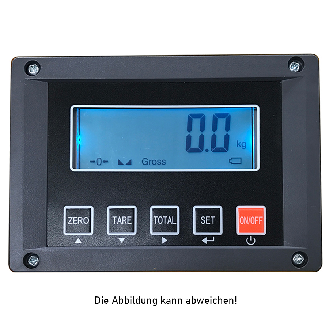 qteck Gabelhubwagen mit Waage und Drucker WHW-Serie 4x1,5V(AAA) Wiegbereich bis 2000kg Gabellänge 1150mm-Beschreibung lesen