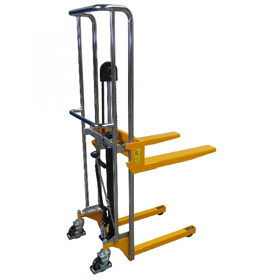Minilifter manuel Single 650 mm Longueur de Gabel 85-1500 mm Hauteur de levage avec force de levage de 400 kg-Leer más